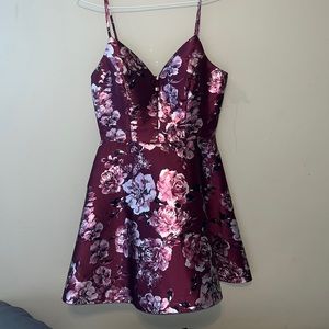 Speechless floral fit and flare